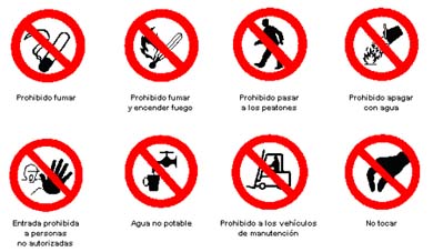 Señal de prohibición + Pictograma: Prohibido Fumar